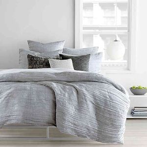 DKNY King Duvet Cover & 3 Euro Shams